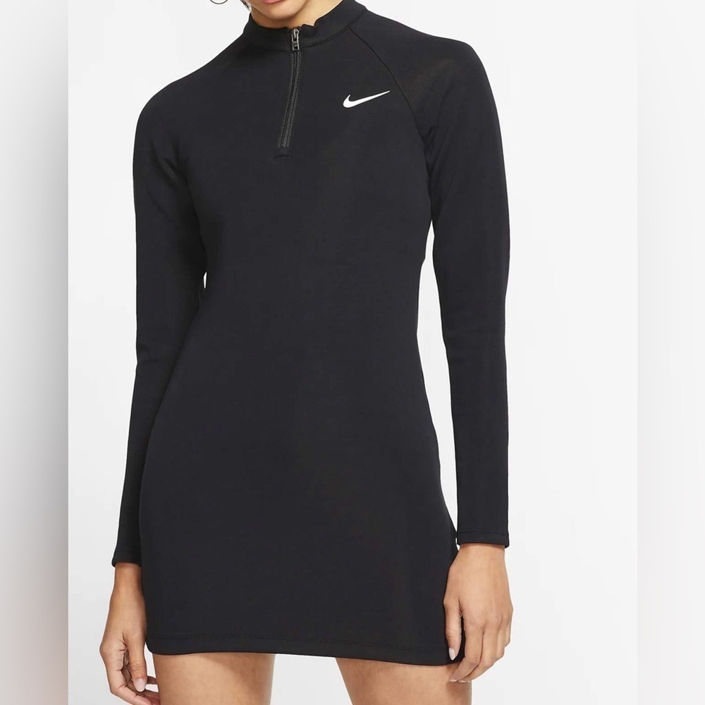 Nike Women's Long Sleeve Black Dress